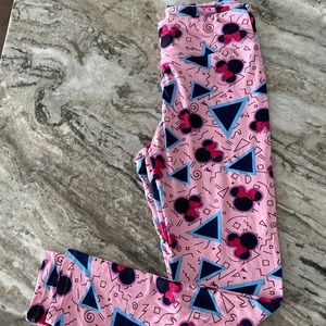 OS Luelaroe Disney Leggings - Rare!!!